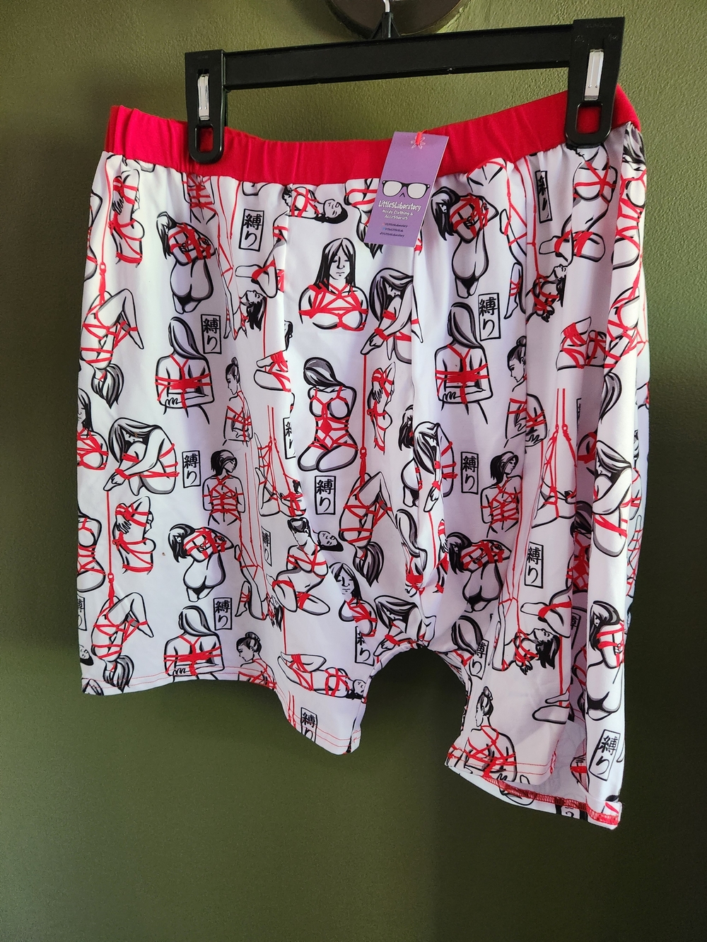 Shibari Silk Shorts 4XL from Littles Laboratory kinky rope